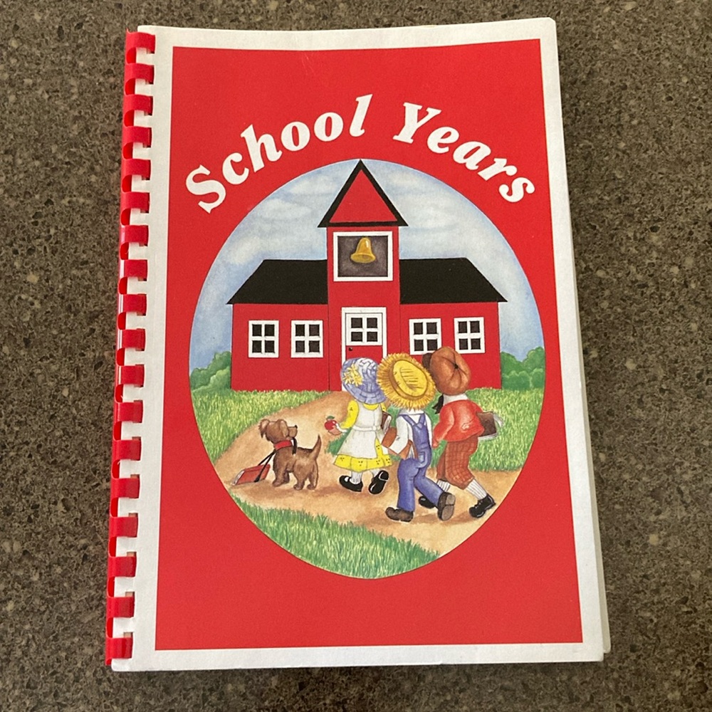 Vintage House of Lloyd 1986 School Years Spiral Bound Book